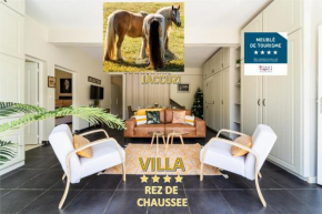 Villa et grand jacuzzi six personnes visite à la ferme